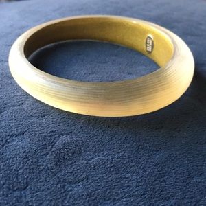 Alexis Bittar Gold Tapered Bangle Bracelet